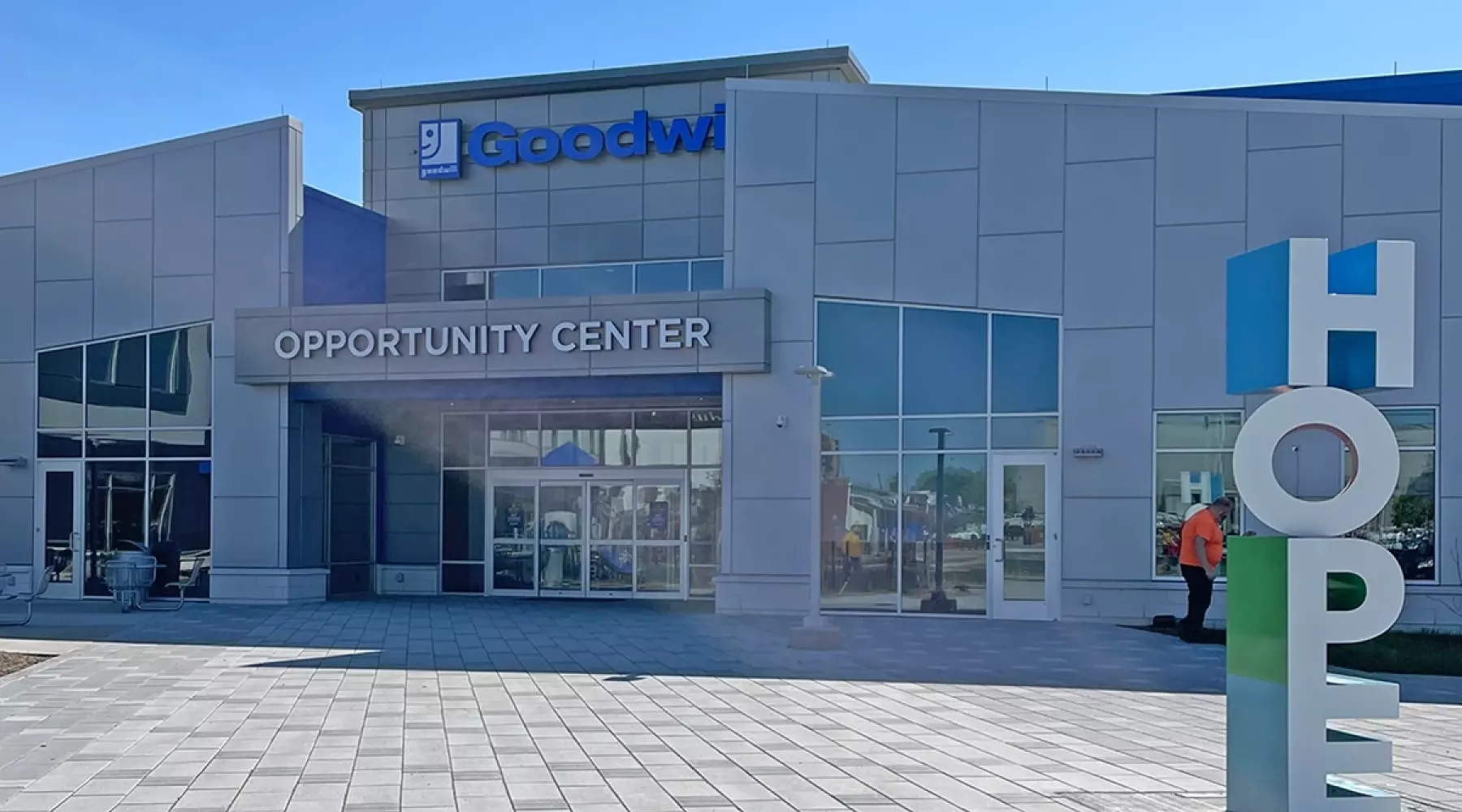 Entrance of West Louisville Goodwill Opportunity Center